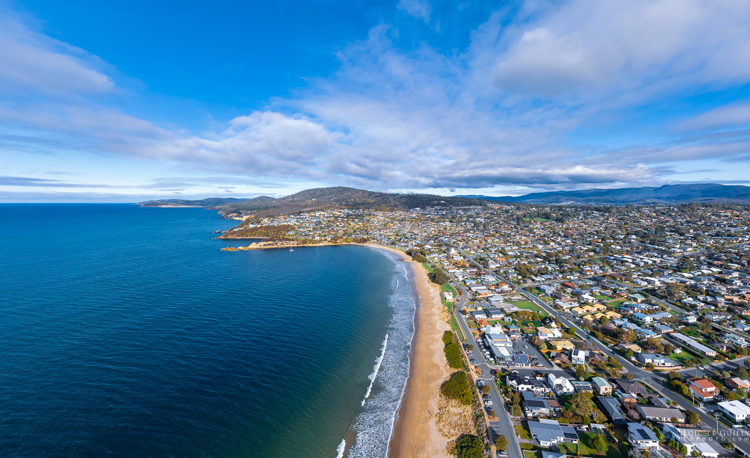 photograph of Aerial view of Blackmans Bay